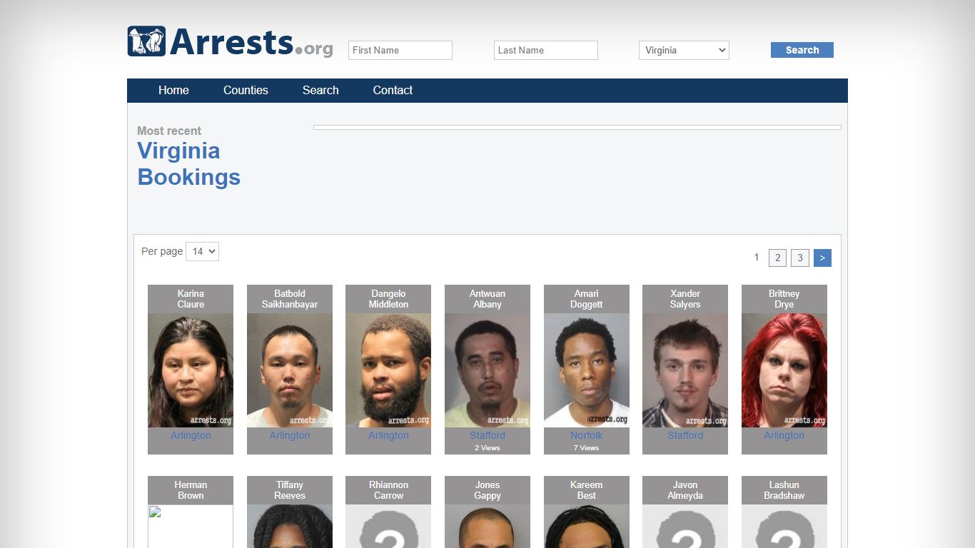 Virginia Arrests and Inmate Search